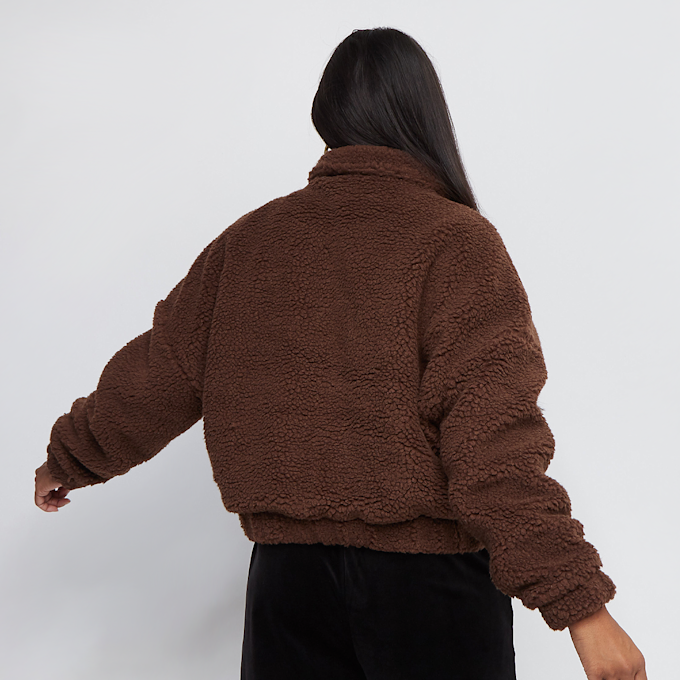 Karl Kani Chest Signature Teddy OS Jacket braun 11958 2
