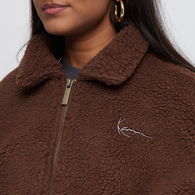 Karl Kani Chest Signature Teddy OS Jacket braun 11958 3