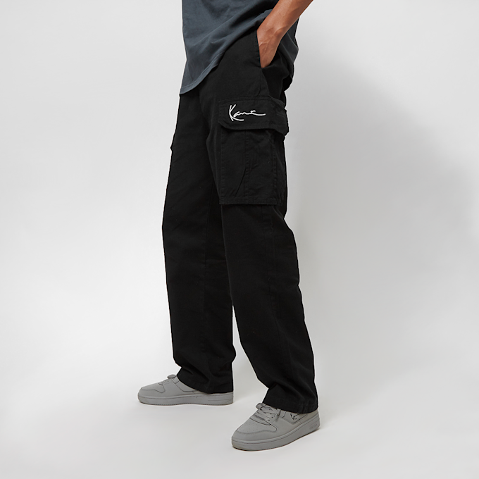 Karl Kani Small Signature Washed Cargo Pants bleu 12353 1