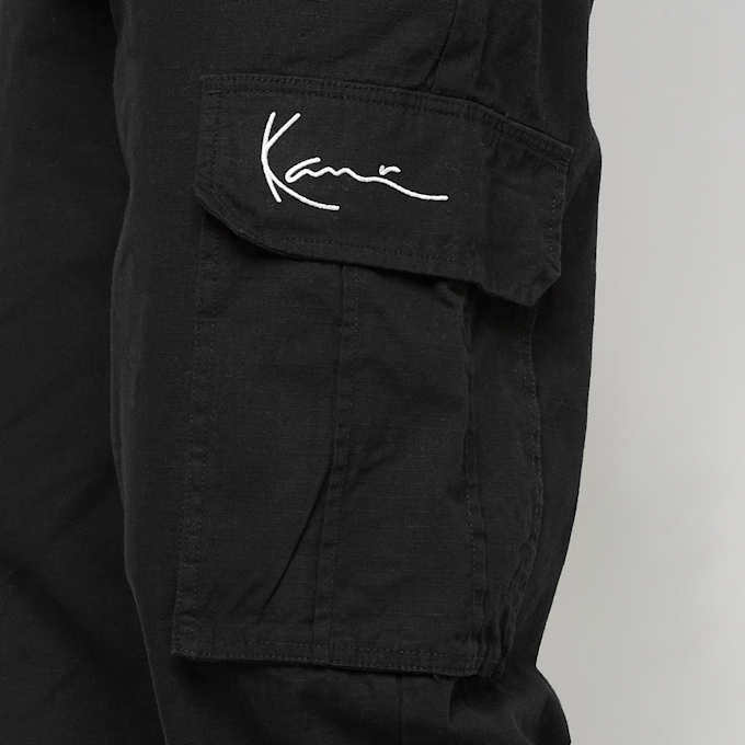 Karl Kani Small Signature Washed Cargo Pants blauw 12353 3