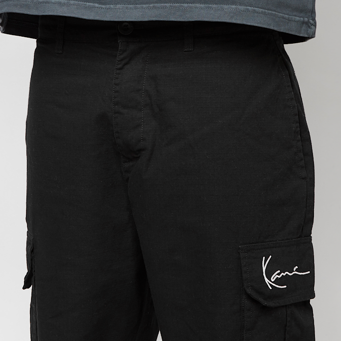 Karl Kani Small Signature Washed Cargo Pants blauw 12353 5