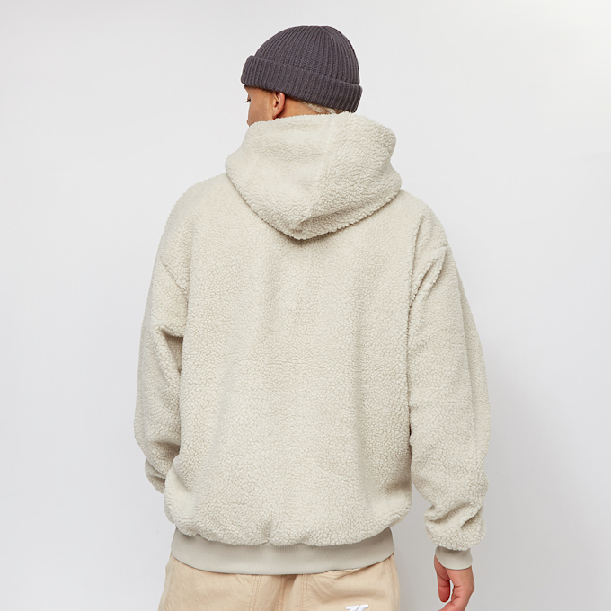 Karl Kani Varsity OS Teddy Zip Hoodie beige 12421 2