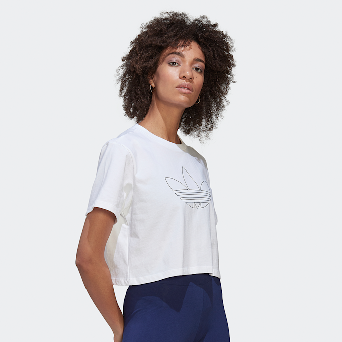 adidas Originals Logoplay Cropped Tanktop weiß 12617 1