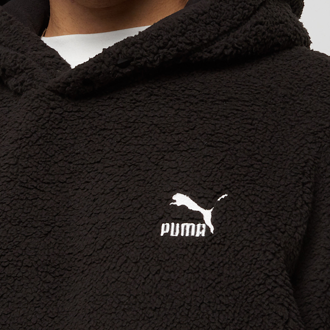 PUMA Classics Sherpa Hoodie schwarz 12718 3