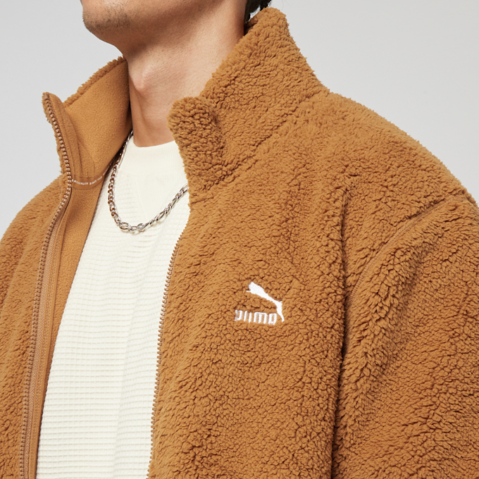 PUMA Classics Sherpa Jacket marrone 12767 4