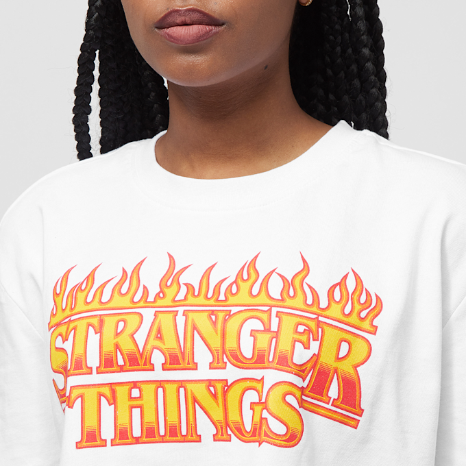 Karl Kani x Stranger Things Woven Signature Crop Print Tee weiß 12906 3