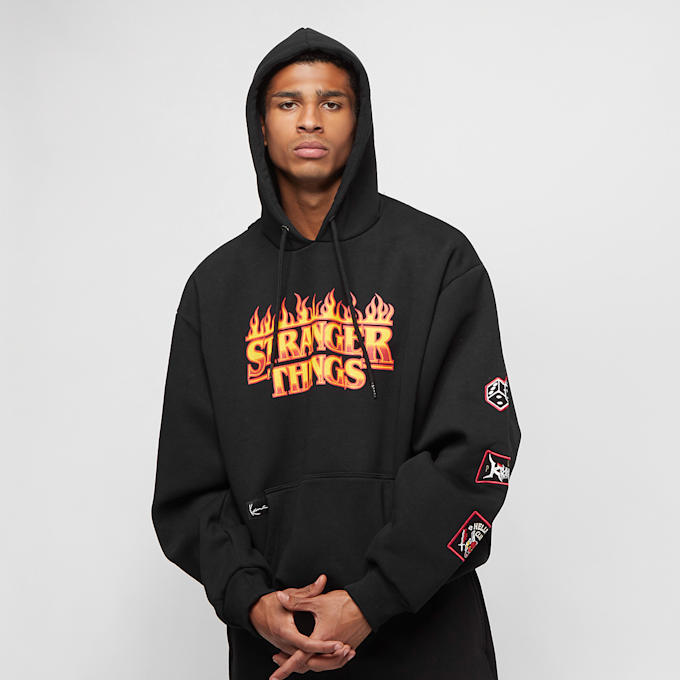 Karl Kani x Stranger Things Woven Signature OS Patch Hoodie schwarz 12966 1
