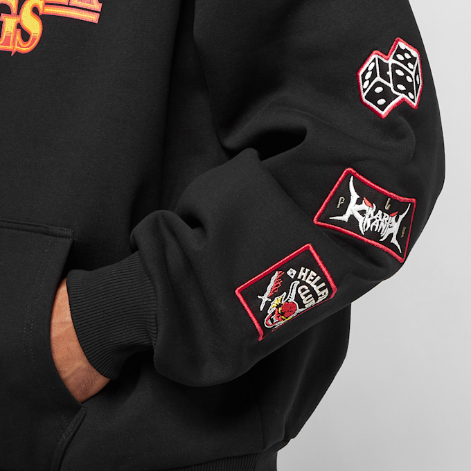 Karl Kani x Stranger Things Woven Signature OS Patch Hoodie schwarz 12966 5