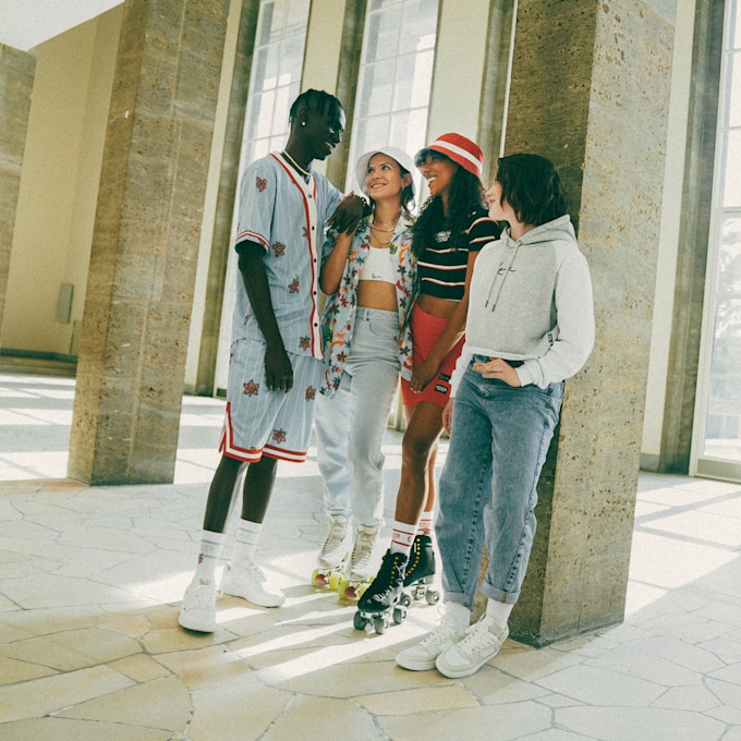 Karl Kani x Stranger Things Signature Mesh Shorts bleu 12973 6