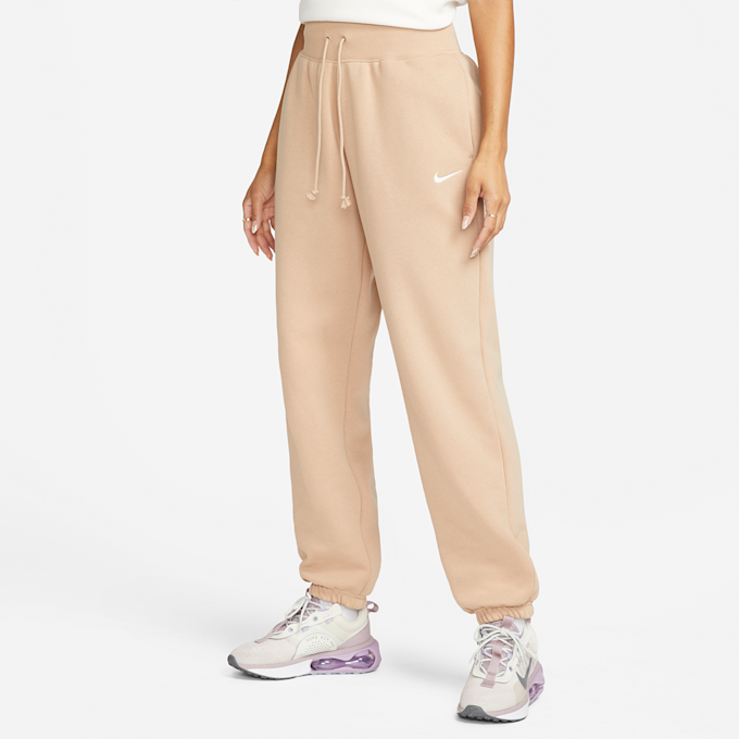 Nike Sportswear Phoenix Fleece Women's High-Waisted Oversized Sweatpants beige 16158 1