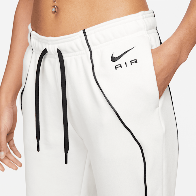 Nike Air Women's Mid-Rise Fleece Joggers beige 16170 3