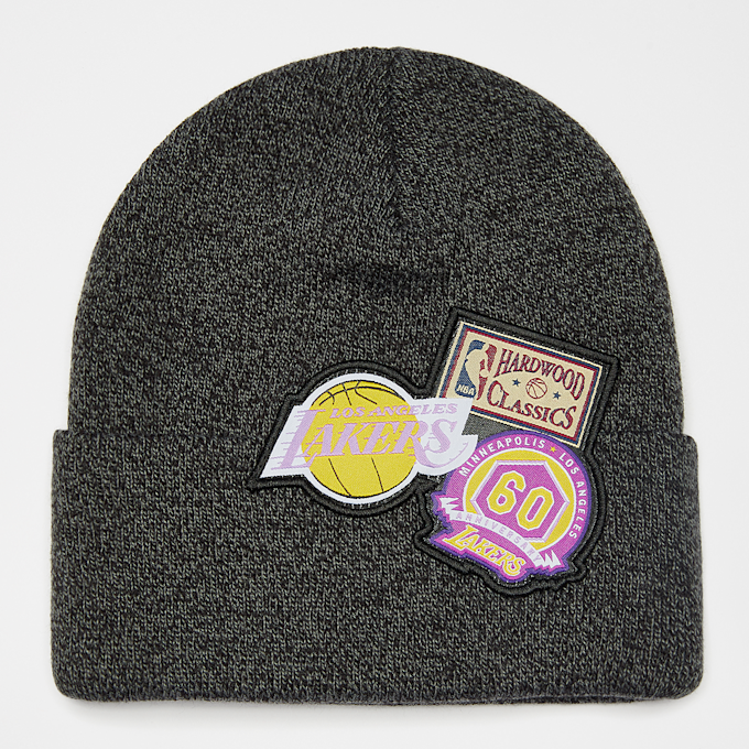 Mitchell & Ness NBA XL Logo Patch Knit HWC Los Angeles Lakers noir 16347 1