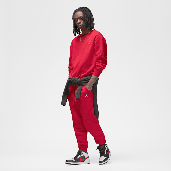 Jordan Essential Fleece Pants czerwony 16869 6