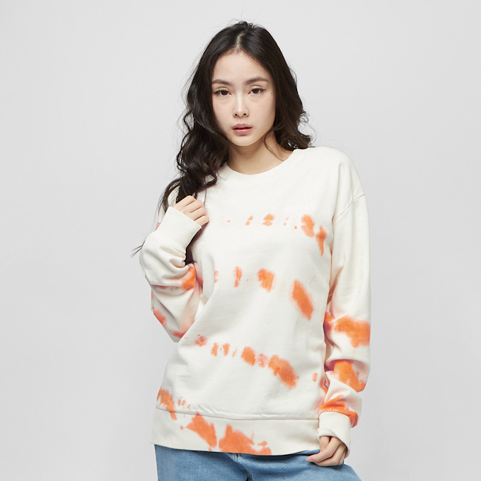 SNIPES Small Bold Logo Tie Dye Crew beige 17406 1