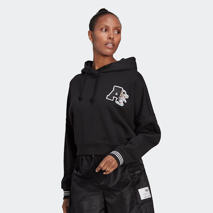 adidas Originals x Disney Cropped Hoodie zwart 17629 1