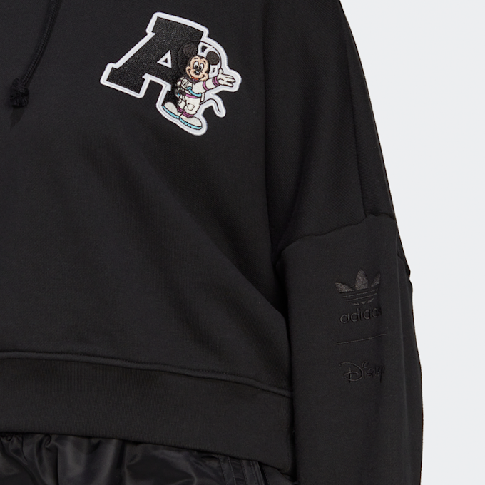 adidas Originals x Disney Cropped Hoodie zwart 17629 3