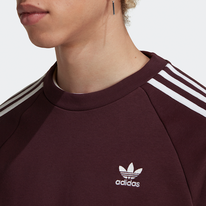 adidas Originals adicolor 3-Stripes Fleece Sweatshirt braun 17782 3