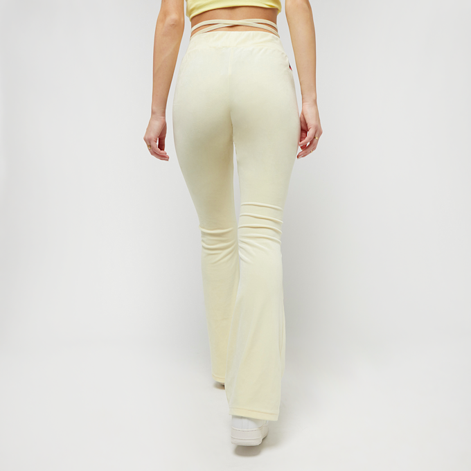 FUBU Signature Velours Flared Leggings beige 18079 2