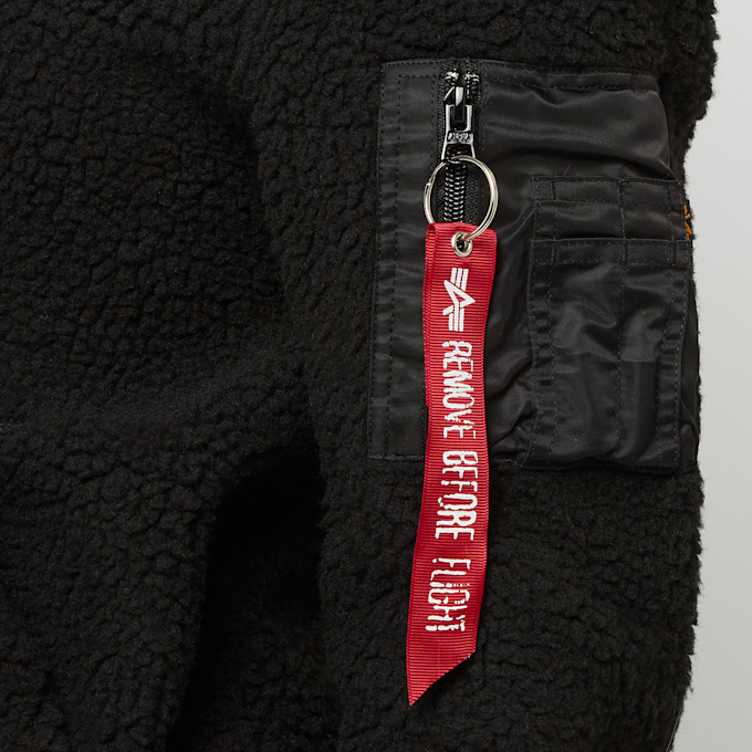 Alpha Industries Teddy Hoody Wmn schwarz 18145 4