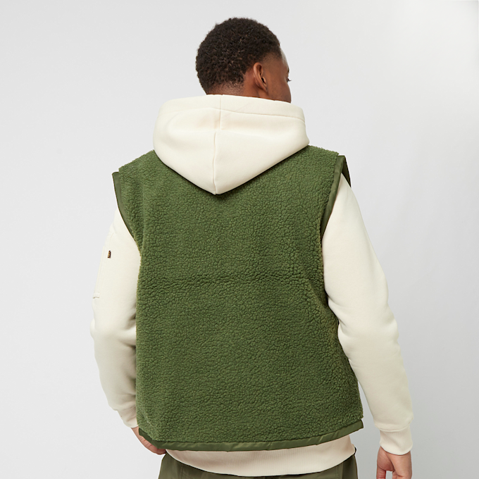 Alpha Industries Teddy Vest grün 13150 2