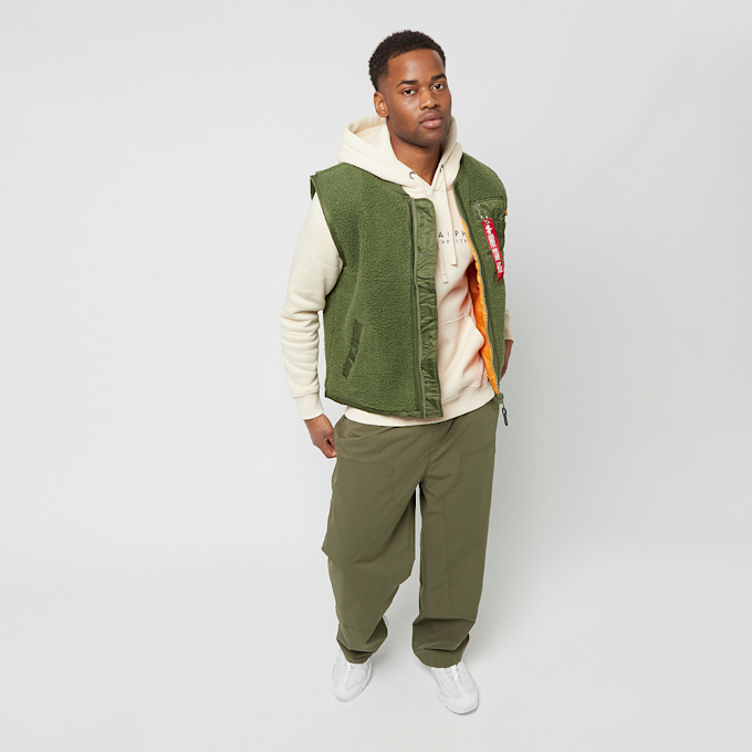 Alpha Industries Teddy Vest grün 13150 4