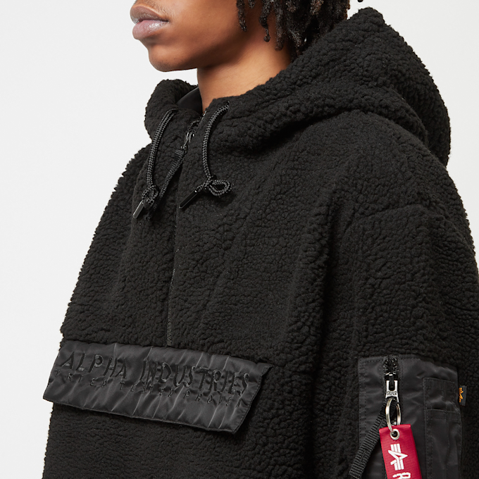 Alpha Industries Teddy Anorak schwarz 13155 3