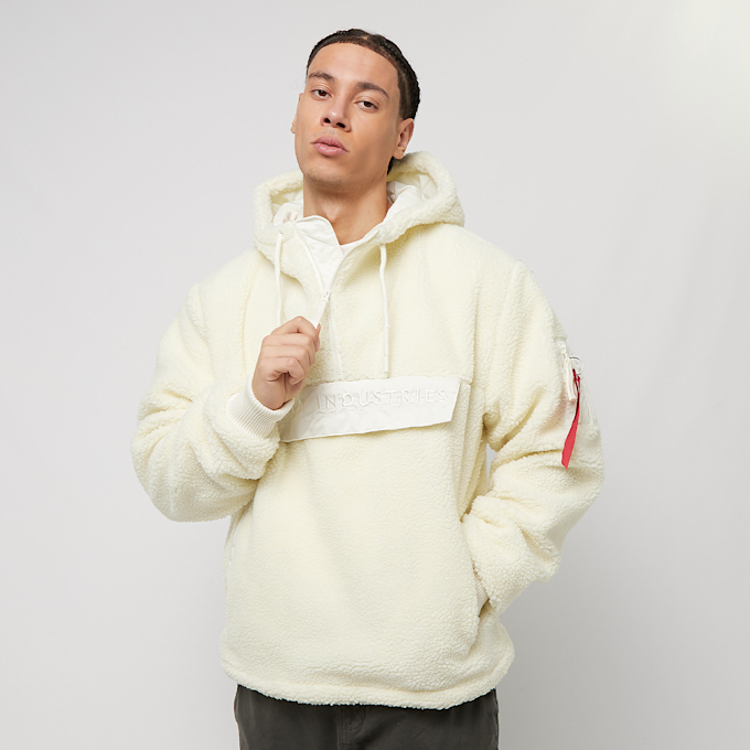 Alpha Industries Teddy Anorak weiß 13159 1