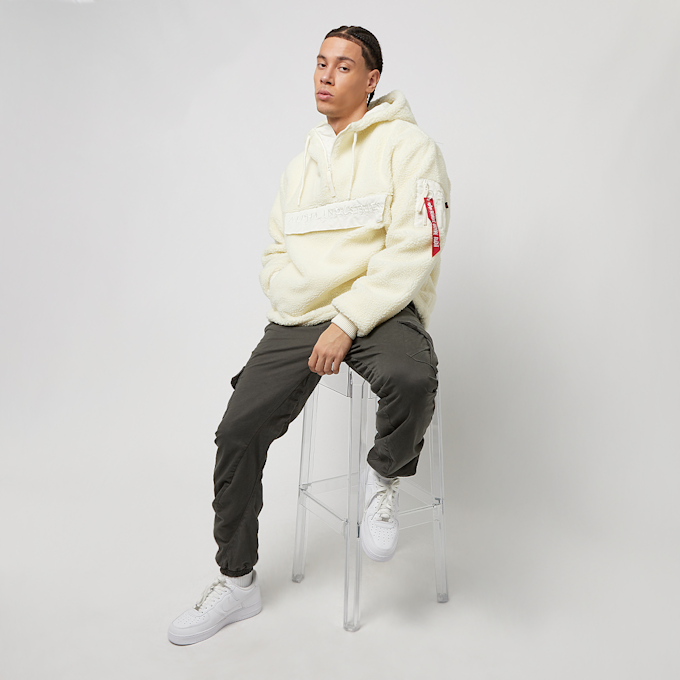 Alpha Industries Teddy Anorak weiß 13159 5