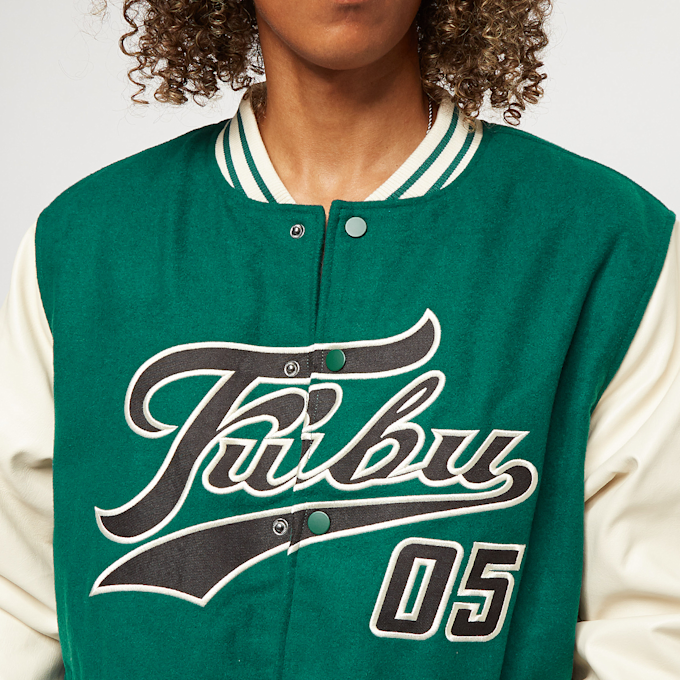 FUBU Varsity Block College Jacke grün 13193 3