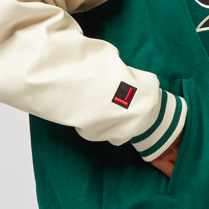 FUBU Varsity Block College Jacke grün 13193 6