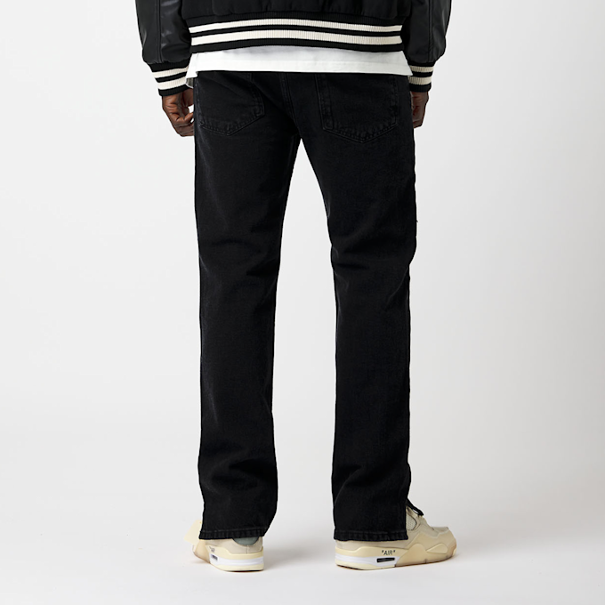 Eightyfive Split Hem Jeans crna 13323 2