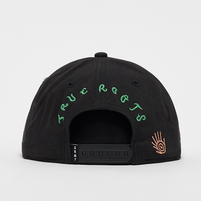 Grimey Snipes x Grmy True Roots Snapback Cap noir 13447 2