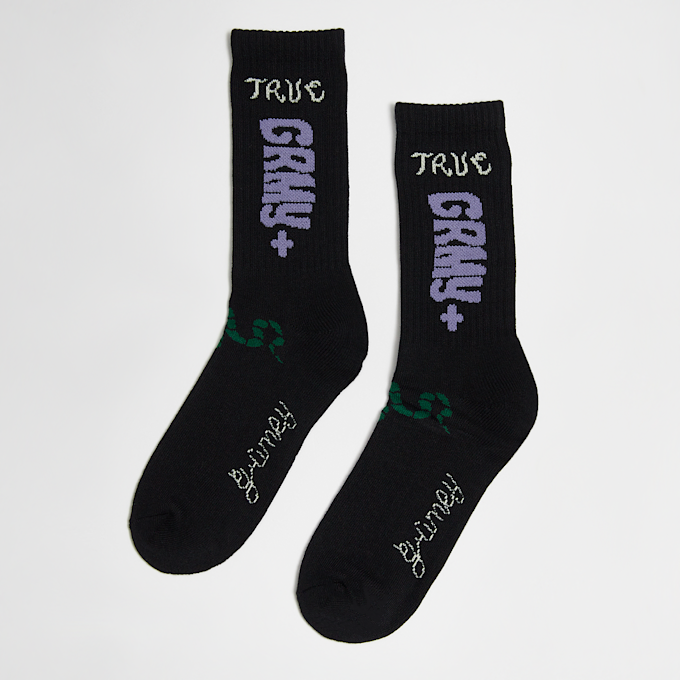 Grimey Snipes x Grmy True Roots Socks negro 13449 2