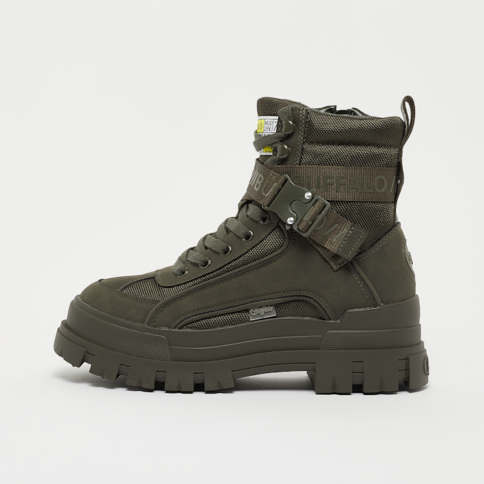 Buffalo Aspha Com1 Laceup Mid grün 14074 1
