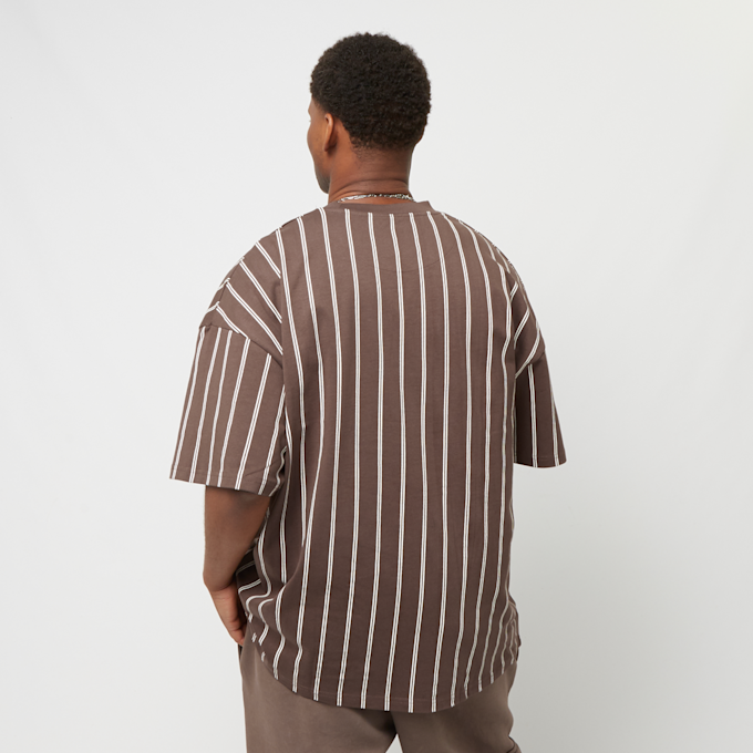 Karl Kani Small Signature Boxy Heavy Jersey Pinstripe Tee braun 14203 2