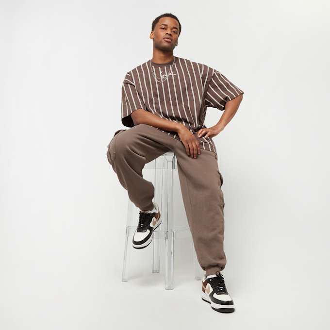 Karl Kani Small Signature Boxy Heavy Jersey Pinstripe Tee braun 14203 4