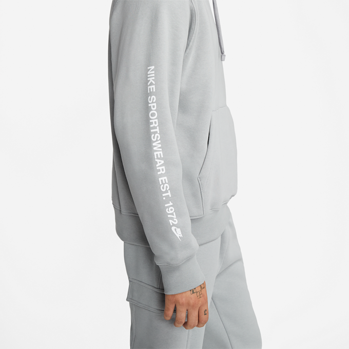 Nike Sportswear Standard Issue Men's Fleece Pullover Hoodie grau 14502 5