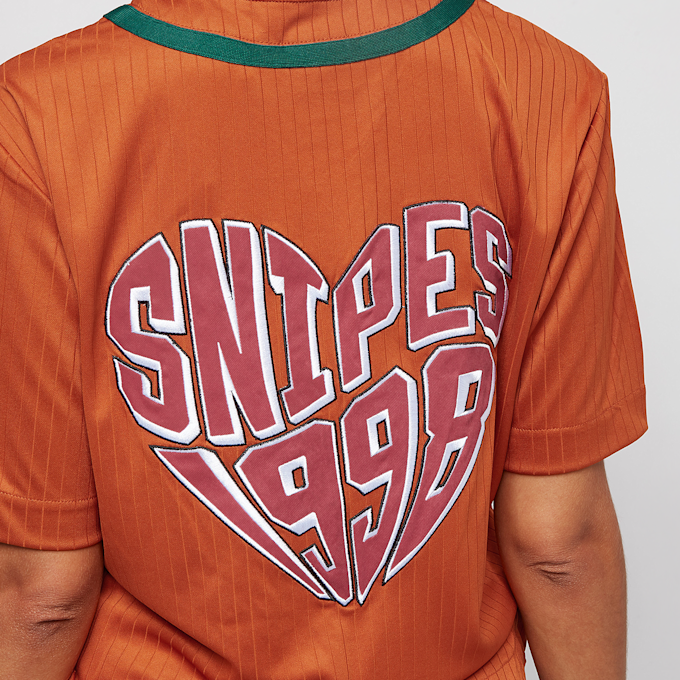 SNIPES College Logo Cropped Baseball Jersey braun 14691 5