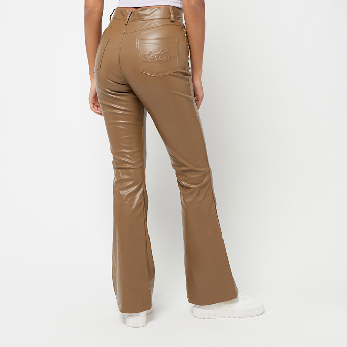 Sixth June Vegan Leather Pants bruin 14768 2