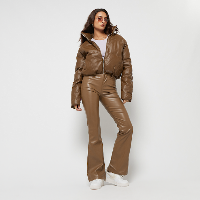 Sixth June Vegan Leather Pants marrone 14768 5
