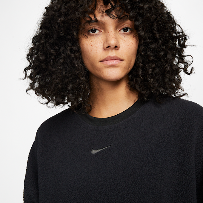 Nike Sportswear Plush Women's Mod Crop Crew-Neck Sweatshirt schwarz 14904 3