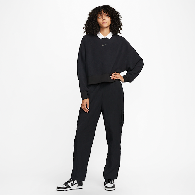 Nike Sportswear Plush Women's Mod Crop Crew-Neck Sweatshirt schwarz 14904 4