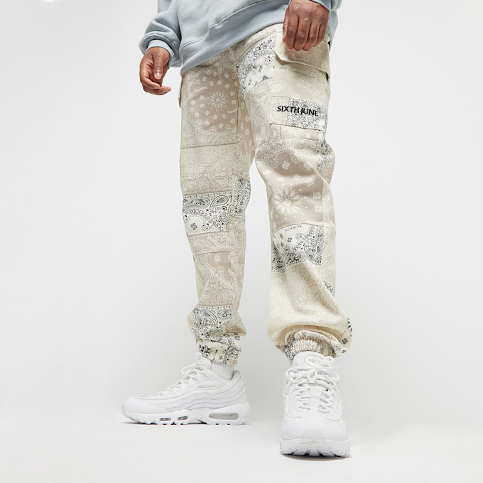 Sixth June Bandana Patchwork Pants beż 15420 1