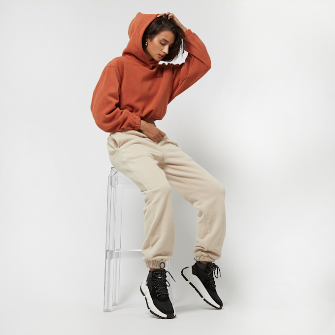 SNIPES Small Bold Logo Polar Fleece Oversized Cropped Hoodie rot 18342 5