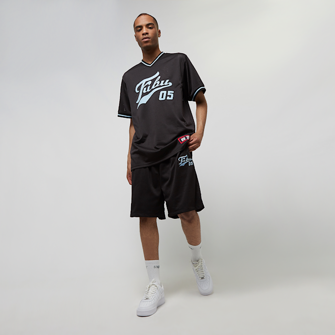 FUBU Varsity Mesh Tee negro 18554 5