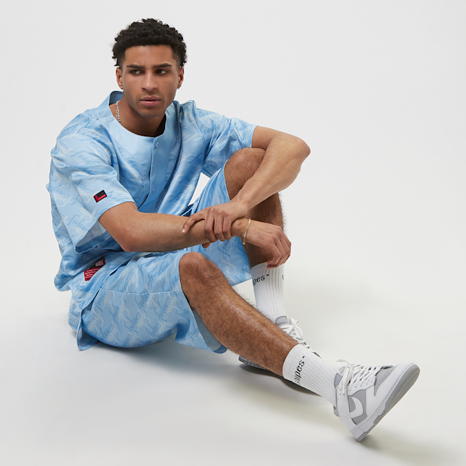 FUBU Retro All Over Print Shorts bleu 18628 5