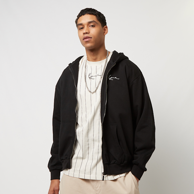 Karl Kani Chest Signature Essential Zip Hoodie schwarz 19046 1