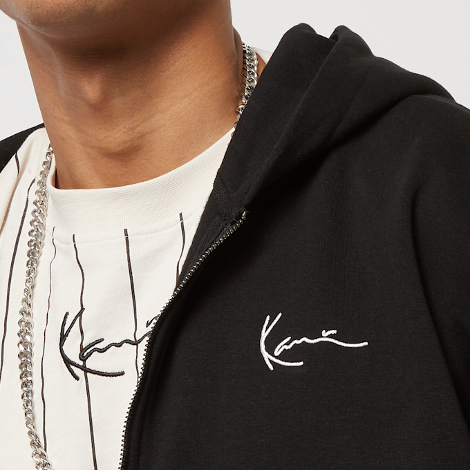 Karl Kani Chest Signature Essential Zip Hoodie schwarz 19046 3