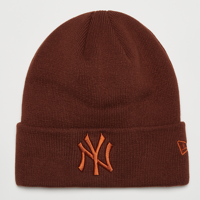 New Era League Essential Cuff Beanie MLB New York Yankees marrón 19105 1