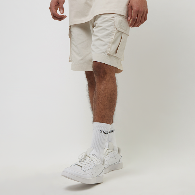 Karl Kani Rubber Signature Cargo Shorts weiß 19167 1